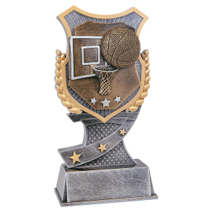 Basketball Shield Award-7"