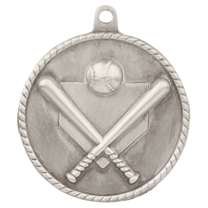 Baseball/Softball High Relief Medal-Silver