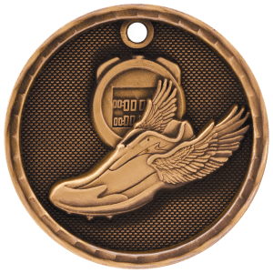 Track 3-D Medal-Bronze