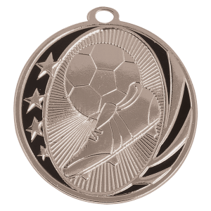 Soccer MidNite Star Medal-Silver