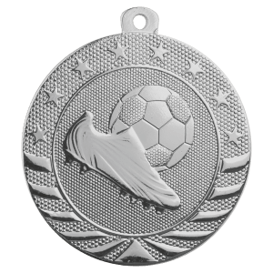 Soccer Starbrite Medal-Silver