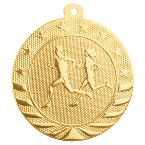 Cross Country Starbrite Medal-Gold