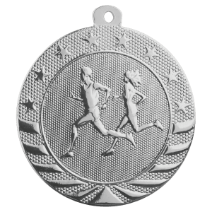 Cross Country Starbrite Medal-Silver