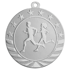 Cross Country Starbrite Medal-Silver