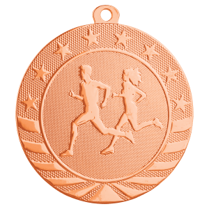 Cross Country Starbrite Medal-Bronze