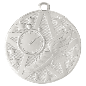 Track Supertar Medal-Silver