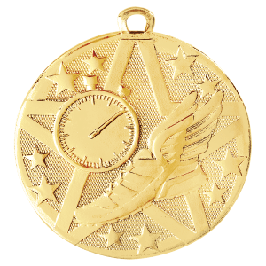 Track Supertar Medal-Gold