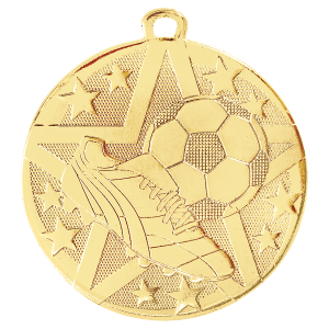 Soccer Superstar Medal-Gold