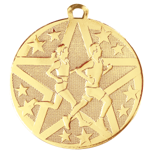 Cross Country Superstar Medal-Gold