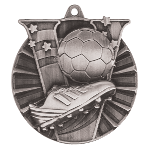 Soccer Victory Medal-Silver