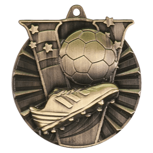 Soccer Victory Medal-Gold