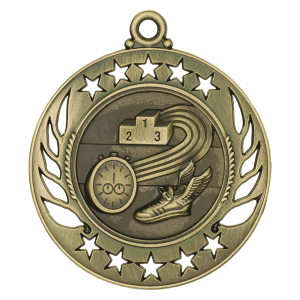 Track Galaxy Medal-Gold