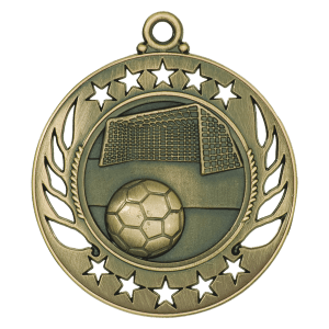 Soccer Galaxy Medal-Gold