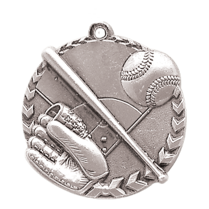 Baseball/Softball Millennium Medal-Silver