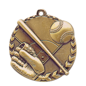 Baseball/Softball Millennium Medal-Gold
