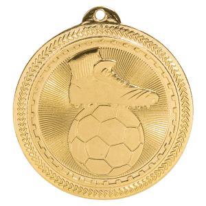 Soccer BriteLazer Medal-Gold