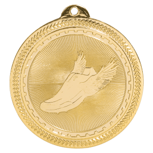 Track BriteLaser Medal-Gold