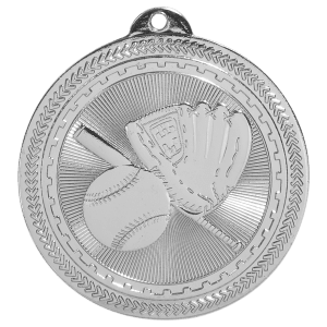 Baseball/Softball BriteLazer Medal-Silver