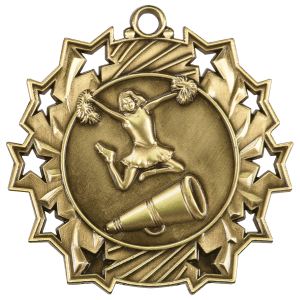 Cheer Ten Star Medal-Gold