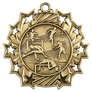 Track & Field Ten Star Medal-Gold