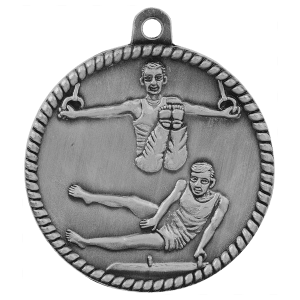 Male Gymnastics High Relief Medal-Silver