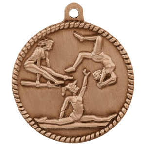 Female Gymnastics High Relief Medal-Bronze