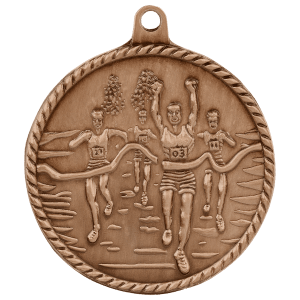 Cross Country High Relief Medal-Bronze