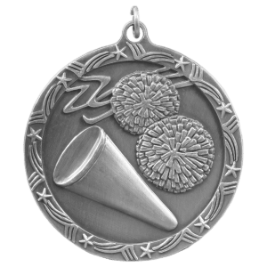 Cheer Shooting Star Medal-Silver