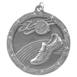 Track Shooting Star Medal-Silver