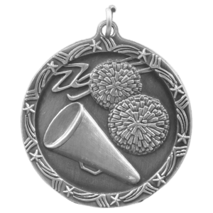 Cheer Shooting Star Medal-Silver