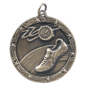 Track Shooting Star Medal-Gold