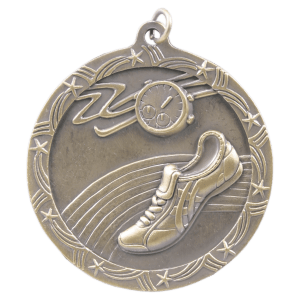 Track Shooting Star Medal-Gold