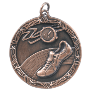 Track Shooting Star Medal-Bronze