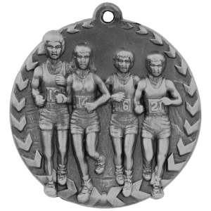 Cross Country Millennium Medal-Silver