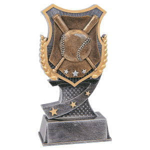 Baseball/Softball Shield Award-6"